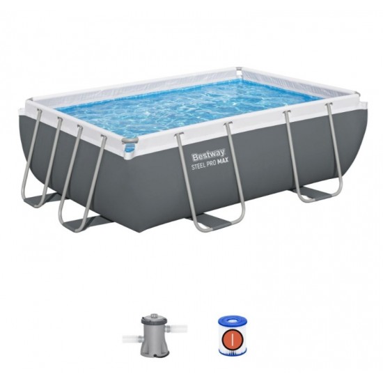Piscina cu cadru Power Steel 282 x 196 X 84 cm cu accesorii Piscina cu cadru Power Steel 282 x 196 X 84 cm cu accesorii